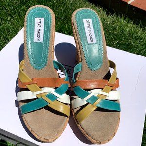Vintage Steven Madden Platform Sandal Wedges